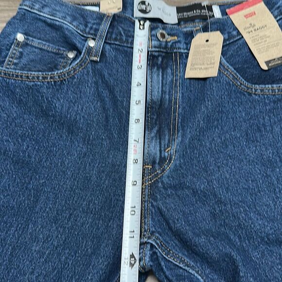 Levi’s Silver Tab 94 Baggy Mid Rise Straight Leg Blue Jeans Size 30 - Picture 9 of 13